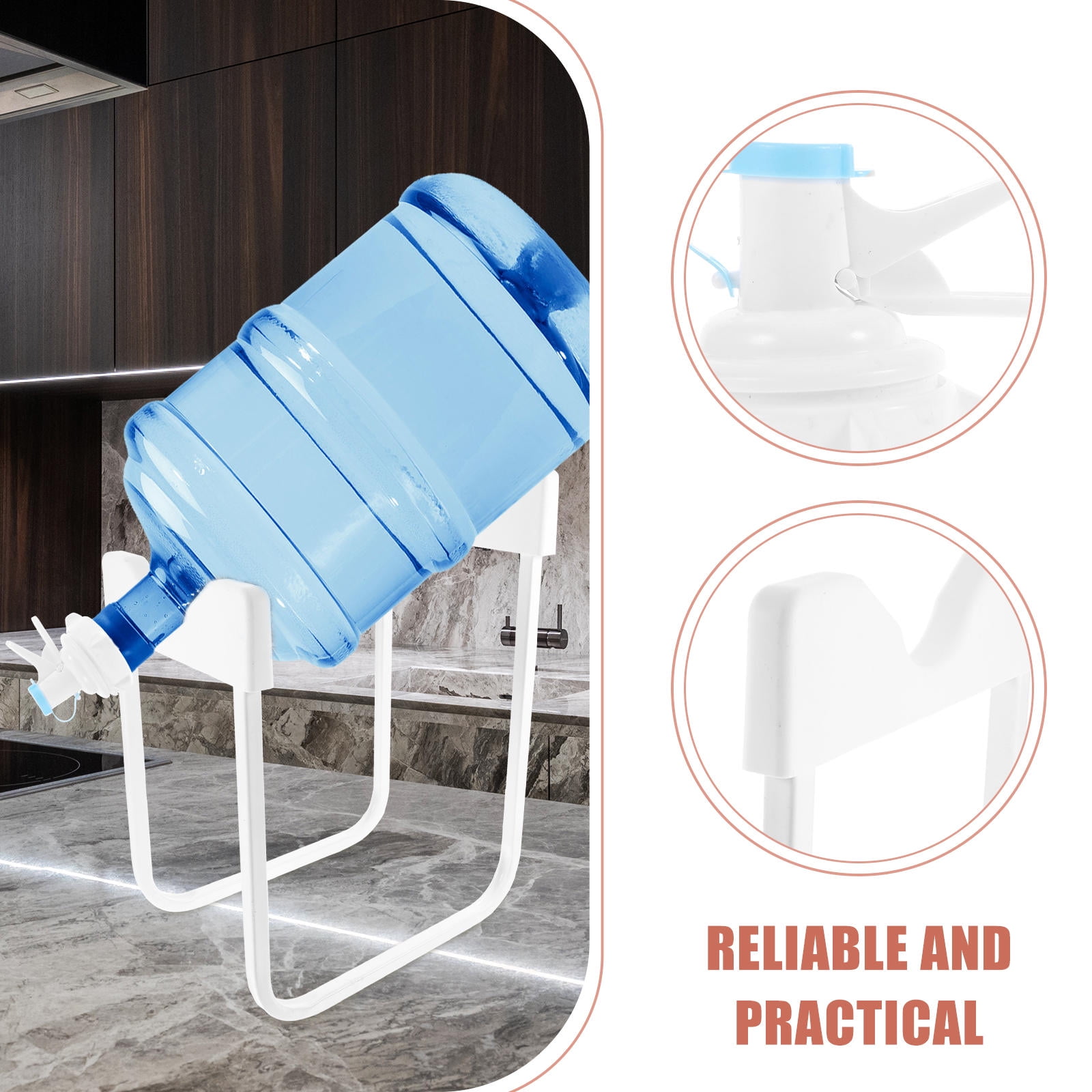 Mobutofu Healthy Drinking Water Jug Holder Water Jug Holder Plastic 1 Set For Home Use