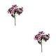 thumbnail image 2 of Cateissary Amplias Decoraciones De Flores Artificiales Para Espacios Interiores Y Exteriores Plantas Falsas Flores Jardín Macetas Rosadas Fácil JH1245 Doble Púrpura 2Conjunto, 2 of 6