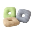 thumbnail image 4 of Hvmvliv 17.7X17.7X3.94in Comfortable Ergonomic Donut Cushion with Foam,Breathable Non-Slip Hip Pillow,U-Shaped Cutout for Pressure Relief,Suitable for Office,Car Seat,Wheelchair Blue, 4 of 9
