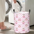 thumbnail image 5 of Lsque Pug And Donut Pattern Laundry Hamper Basket, Tall Woven Rope Hamper Basket for Clothes, Lightweight Storage Basket, Collapsible Waterproof-Small, 5 of 6