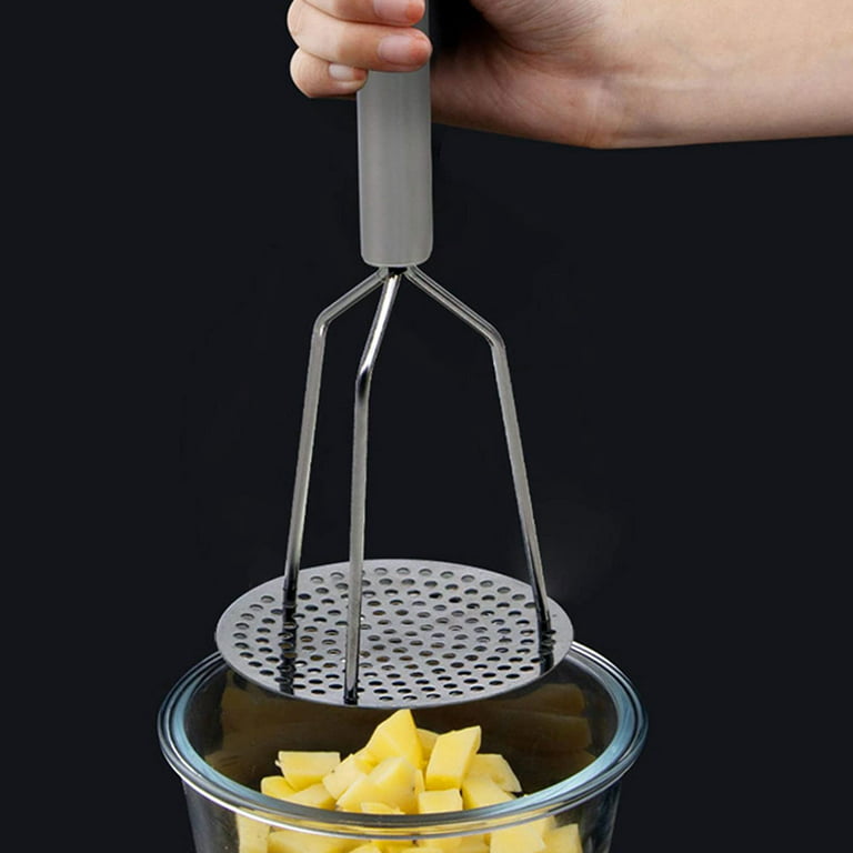Mashed Potatoes Masher Heavy Duty Stainless Steel Potato Masher and Ricer for Puree Gnocchi Fruit Juicer