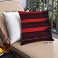 thumbnail image 1 of Ahgly Company Color Focus Red Outdoor Throw Pillow, 18 inch by 18 inch, 1 of 1