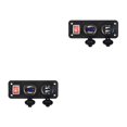 thumbnail image 4 of Speravity Panel de interruptores Empotrado Varios botones de de botón de enchufe USB Regulador Digital para accesorios de automóviles Type6 NO6, 4 of 6
