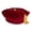 Red, variant on Doctoral Graduation Tam 6-Sided Doctorate Cap Phd Tam Hats with Gold Bullion Tassel