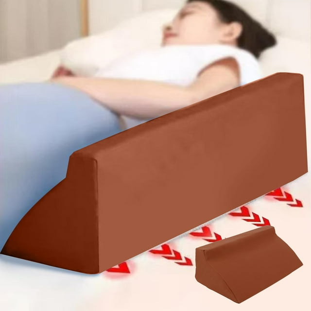 Bed Rest Support Pillow 19.69In Nursing Positioning Triangular Turning Pillow Ergonomic Pressure Relief Body Alignment Support Pillow for Home Nursing Hospital Elderly Patient Post Op Recovery Care