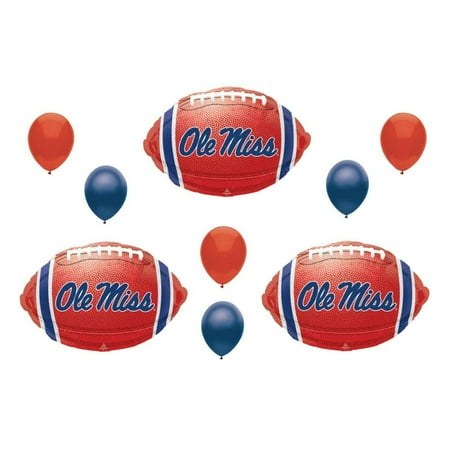 Mississippi Football Birthday Party balloons decorations supplies