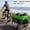 56.75" Black+Green Trailer, variant on 56.75" Bike Trailer with Safe Hitch System,Quick Release Wheels & Folding Design,Trailer with Waterproof Cover & Storage,Suitable for Cycling Travel,Black Red