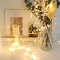 thumbnail image 4 of Ocean Pearl Bead Lamp String 100 Led Marfil Pearl Fairy Light Batería Para Navidad Boda Cumpleaños Fiesta Cena Decoración10M Speravity HA014716-00, 4 of 7
