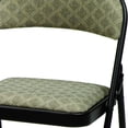 thumbnail image 4 of MECO Sudden Comfort Deluxe Zuni Fabric Padded Folding Chair, (Set of 4), 4 of 6
