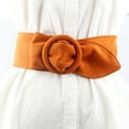 thumbnail image 6 of MINGPAI Women Suede Belt For Dresses Wide Cinchs Belt Formal Vintage Chunky Belt Waist Wrap Belt For Women Wide Stretchy Belt, 6 of 21