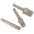 thumbnail image 3 of Lefu 3pcs 1/4 3/8 1/2 Adaptateur de Douille Hexagonal Tige de Forage Outils Électriques, 3 of 10