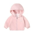 thumbnail image 1 of XXWXYD Garçons Filles Coupe-Vent Veste à Capuche Imperméable Légère Imperméable Coupe-Vent Décontractée Confortable Plein Air Randonnée Manteau Printemps Automne Veste de Pluie, 1 of 9