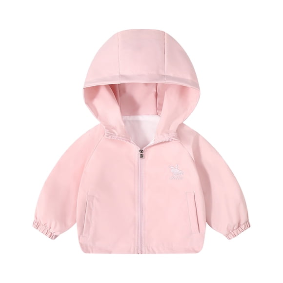 XXWXYD Boys Girls Windbreaker Jacket Hooded Waterproof Lightweight Raincoat Windproof Casual Comfy Outdoor Hiking Coat Spring Fall Rain Jacket