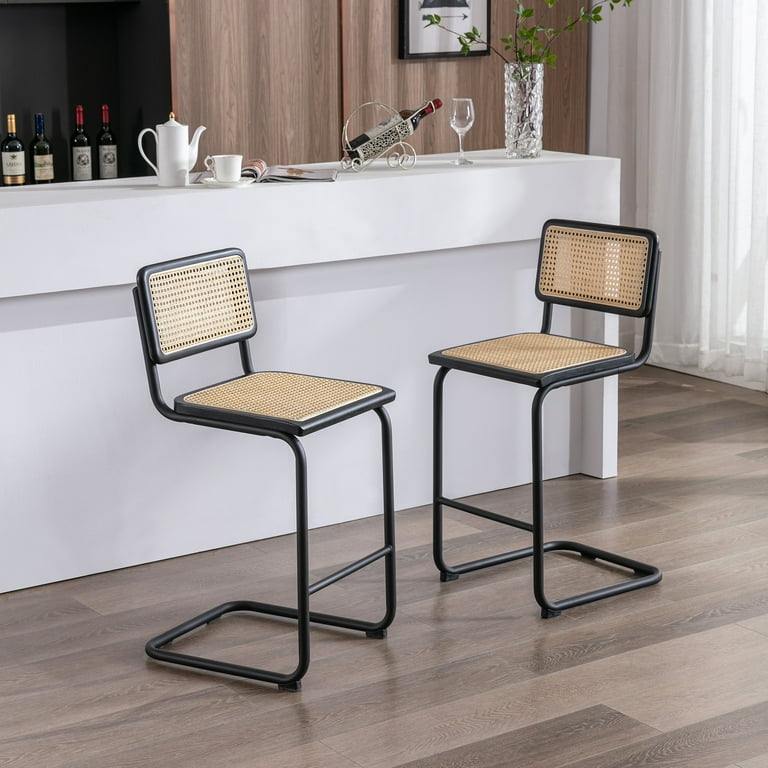Rattan barstool online set