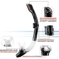thumbnail image 3 of Juego de snorkel premium con snorkel y gafas de buceo: incluye máscara de buceo antivaho irrompible, bolsa de malla, tapones para los oídos y clip para la nariz, 3 of 6
