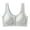 Green., variant on HBGVBA Womens Plus Size Wireless Bras Front Closure Wide Strap Fixed Cup Seamless Comfortable Bralette