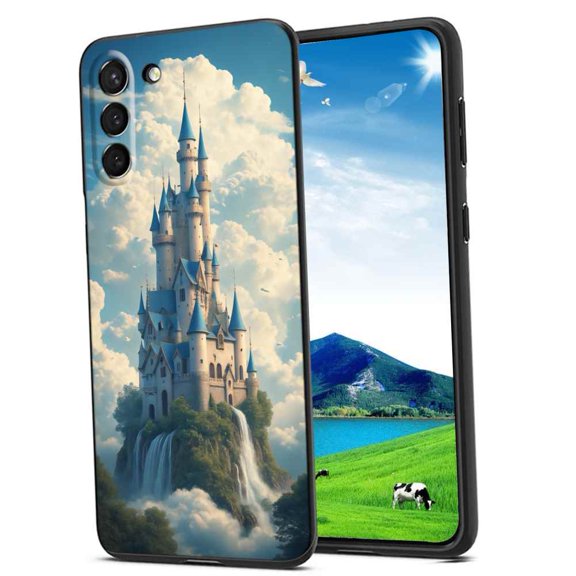 Whimsical-cloud-castle-scenes-1 phone case for Samsung Galaxy S23  Plus for Women Men Gifts,Whimsical-cloud-castle-scenes-1 Pattern Soft silicone Style Shockproof Case