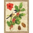 thumbnail image 3 of Paton, Julie 12x14 Black Modern Framed Museum Art Print Titled - Holiday Chickadee, 3 of 5
