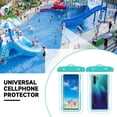 thumbnail image 3 of Pebbuoy 2Pcs Waterproof Phone Bags Design Large Capacity Transparent Universal Underwater Clear Cellphone Protector Dry Bags, 3 of 6