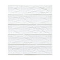 thumbnail image 1 of WHEANG Wall Decor New PE Foam 3D DIY Wall Decor Embossed Brick Stone Color Tile Splicing, 1 of 4