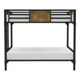 thumbnail image 3 of Furniture of America Baron Metal Full over Full Bunk Bed in Black, 3 of 14