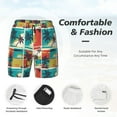 thumbnail image 5 of Daiia Colorful Hawaii Palms Mens Swim Trunks Swim Shorts Quick Dry Swim Shorts with Mesh Lining Pockets-X-Large, 5 of 9