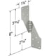 thumbnail image 5 of HOT-DIP Galvanized Steel Heavy Duty Hurricane Tie, 5 of 5