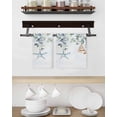 thumbnail image 3 of Blue Coastal Kitchen Dish Towels for Drying Dishes Set of 4, Eucalyptus Leaves Summer Beach Starfish Waffle Weave Microfiber Hand Tea Bathroom Towels Quick Dry & Absorbent Towel 15.7x23.6, 3 of 7