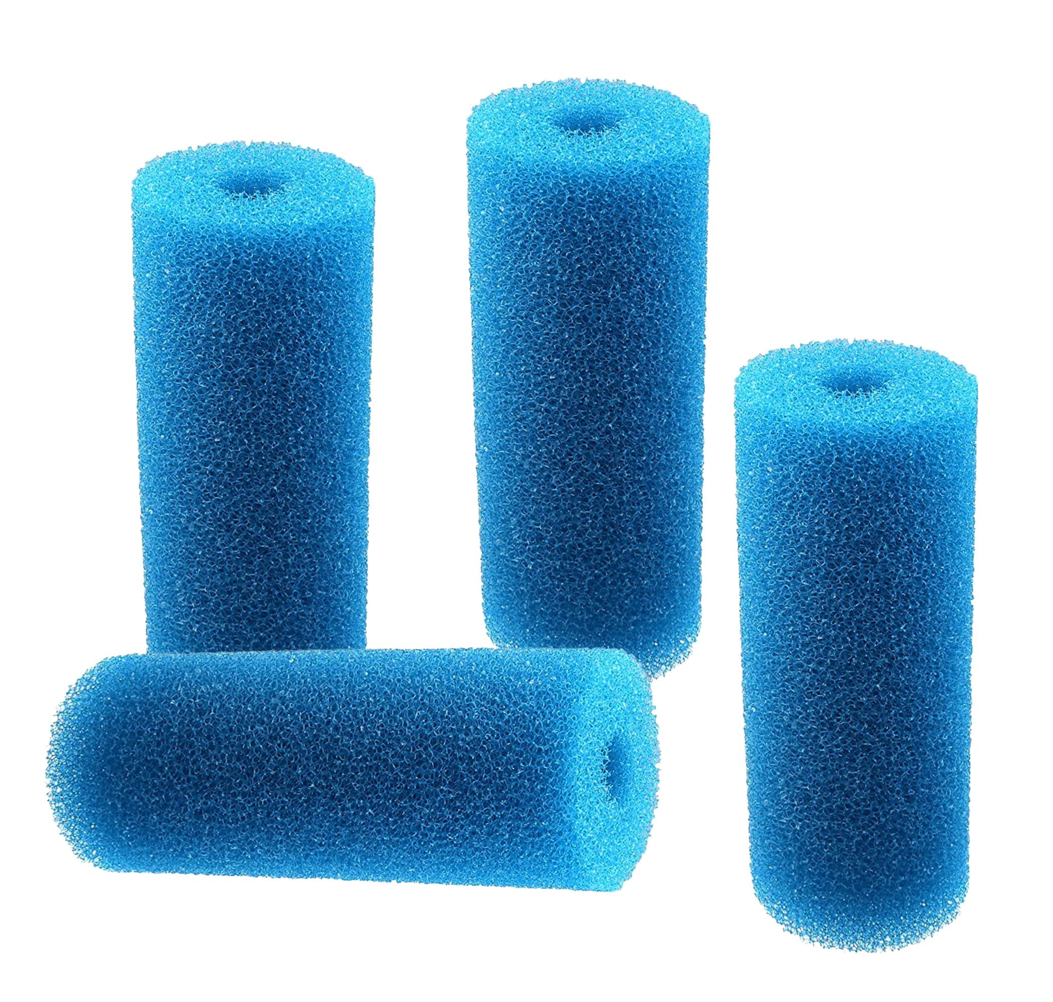 Delapan 5.9" Pre-Filter Blue Foam Replacement Sponge Filtration Kit for Aquarium Fish Tank, 12 Pack