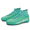 thumbnail image 3 of Zapatos de fútbol ultraligeros para hombre, zapatillas de fútbol, botas de fútbol para interior, con puntas largas, TF/FG, gran oferta, de alta calidad, 3 of 5