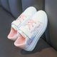 thumbnail image 4 of Zapatos blancos pequeños para niños, zapatillas casuales para niñas, zapatillas para correr de 6 años, zapatos individuales de 11 años, 4 of 5