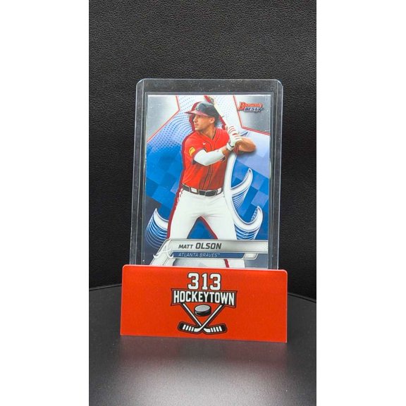 2025 Bowman's Best Baseball Card Matt Olson #20 Atlanta Braves Topps
