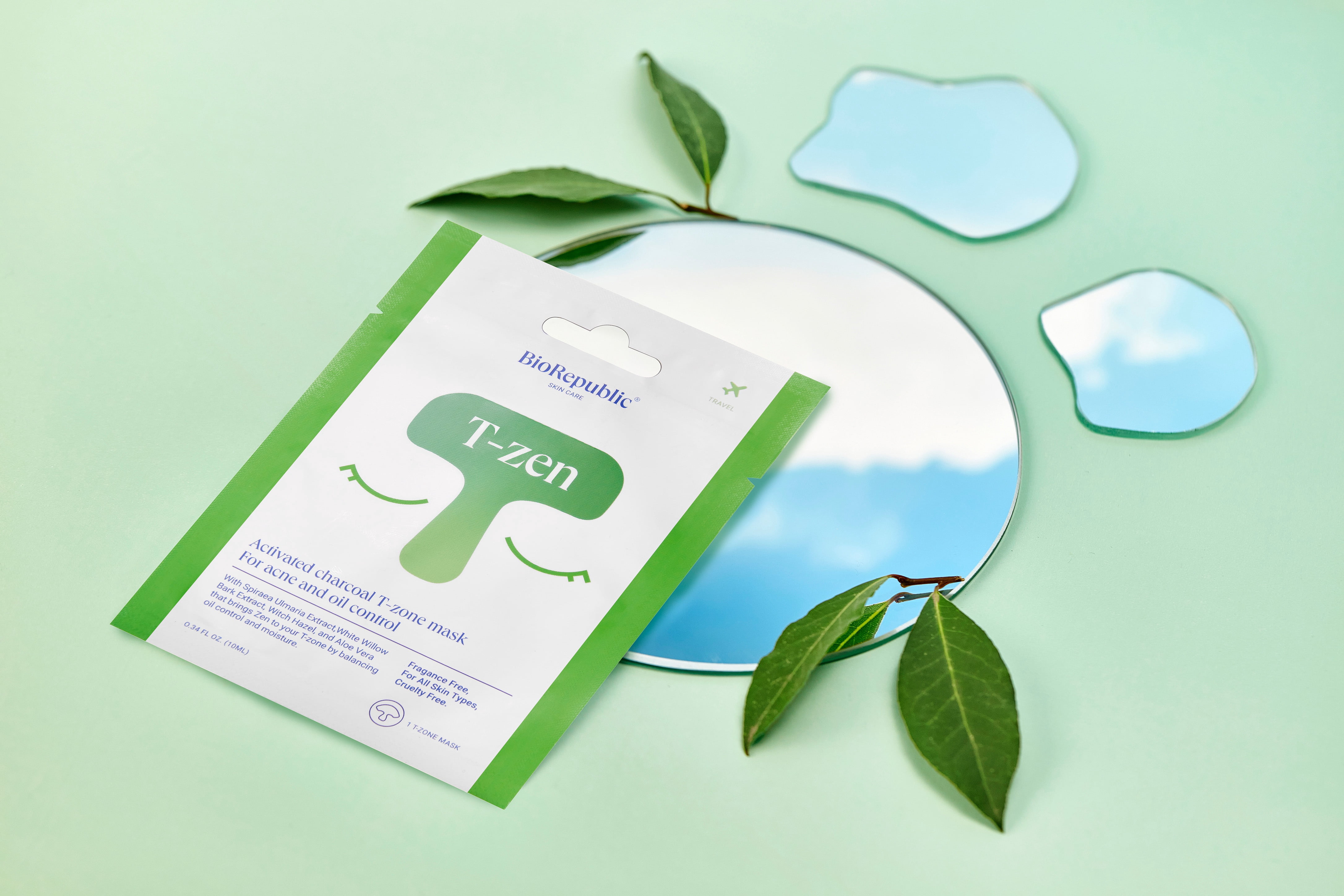 T-zen Activated Charcoal T-zone Mask