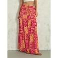 thumbnail image 3 of Michellecmm Women's Bohemian Skirts High Waist Tiered Long Skirts with Pockets, 3 of 9