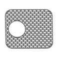 thumbnail image 2 of Almohadilla de drenaje para fregadero de cocina, bandeja de jabón, alfombrilla de protección antideslizante, soporte de esponja, contra , agujero izquierdo Sunnimix Protector contra salpicaduras para fregadero de grifo, 2 of 8
