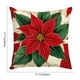 thumbnail image 3 of Hogar y cocina, Decoración del hogar, Decoración navideña, Juego de almohadas navideñas rojas combinadas para decoración navideña, cojín para sofá, cabecero, funda de almohada corta de felpa., 3 of 6