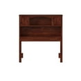 thumbnail image 2 of Pemberly Row Twin Wood Bookcase Headboard with Device Charger in Walnut, 2 of 7