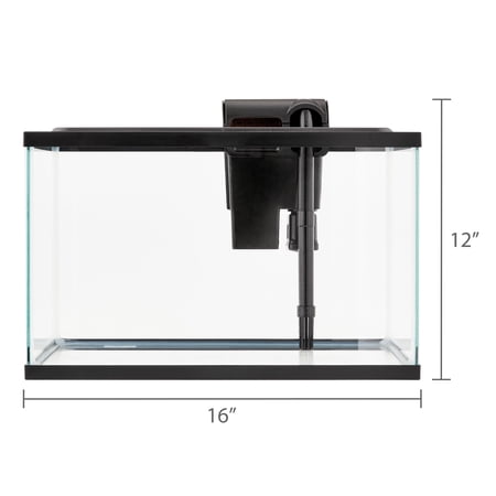 VIBRANT LIFE 5 GALLON AQUARIUM STARTER KIT WITH BLUE & WHITE LED LIGHTS