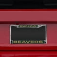 thumbnail image 3 of Bemidji State Beavers Chrome Metal Laser License Plate Frame - Set of 2 Frames, 3 of 6