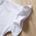 thumbnail image 5 of Coerni Girls Casual Dresses Outfits Ruffle Short Sleeve T Shirt Top Floral Embroidery Tutu Tulle Dress Set Summer Clothes, 5 of 9