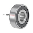 thumbnail image 3 of Uxcell 1/2"x35mmx11mm 6202-1/2-2RS Double Sealed Z2 Ball Bearings Chrome Steel, 3 of 5
