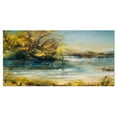 thumbnail image 2 of Arbres au Bord du Lac - Toile Imprimée d'Art de Paysage, 2 of 3