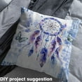 thumbnail image 2 of Manfei Bohemian Dreamcatcher Fabric by the Yard (1 Yard), Chic Butterfly Decorative Fabric by the Yard for Girls, Navy Blue Ombre Sewing & Crafting Fabric, 2 of 6