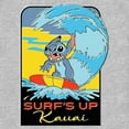 thumbnail image 2 of Women's Lilo & Stitch Kauai Surf's Up Graphic Tee Athletic Heather Medium, 2 of 4