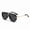 C1 Black Frame Black and Grey Lens, variant on 2026 New Cross-Border European and American Fashion Sunglasses for Men, Versatile Trendy Large Frame Aviator Glasses, Retro Fluorescent Green Sunglasses for Women