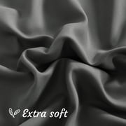 [Pillowcase]-Ultra Soft Brushed Microfiber Pillowcases Set, Cozy Machine Washable Bed Pillow Cases, King Size, Dark Gray, 2 Piece