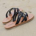 thumbnail image 6 of Ataiwee Women's Flat Slide Sandals - Comfortable Summer T- Strap Slip on Thong Flip Flops., 6 of 6