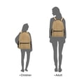 thumbnail image 3 of School Backpack Lightweight Multipocket College High Middle Student Bag 15L Hand Drawn Wooden Grain, 3 of 9