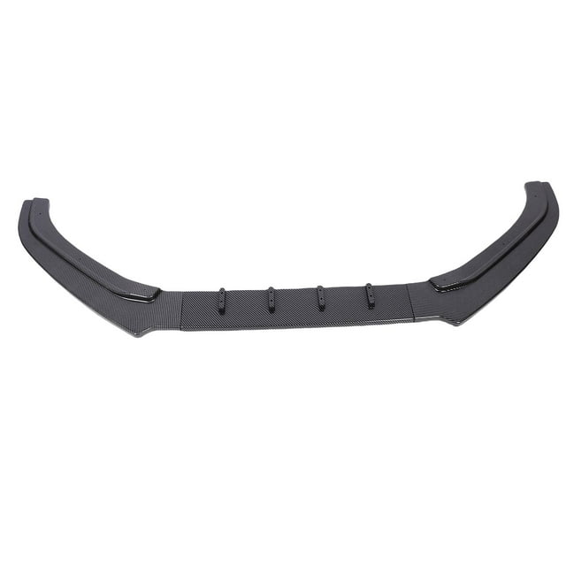 Front Bumper Lip Spoiler, 3 Sections ABS Chin Splitter Diffuser Protector with Precise Moulding for 6C 2015 2018, Improves Airflow Enhances Stability