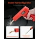 thumbnail image 2 of VEVOR Kit de soldador de plástico de 100 W, pistola para soldar plástico y soldador, 1000 grapas y 60 varillas, 2 of 9